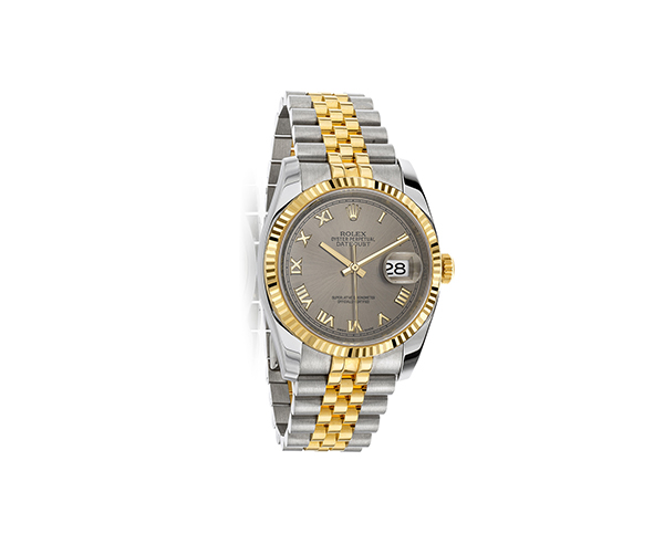 36MM Rolex Oystersteel and Yellow Gold Datejust
